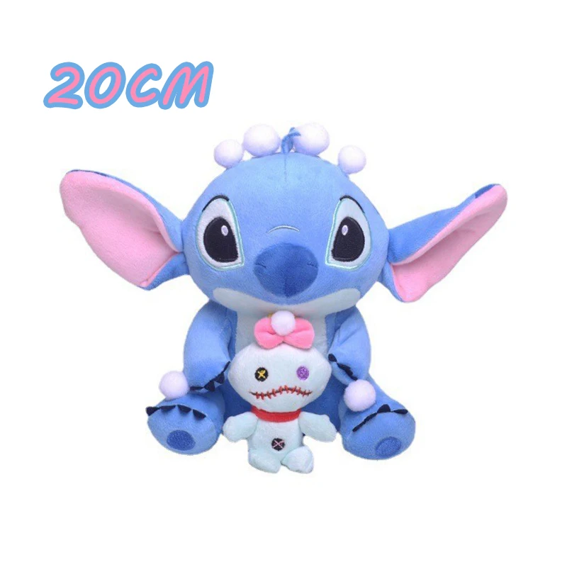 

30cm High Quality Colorful Stitch Kawaii Children's Sleeping Partner Cartoon Plush Dolls Anime Plush Toys Girl Kids Birthday Gi