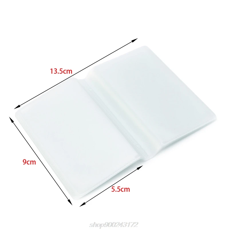 

5 x 6Page 24Card Plastic Wallet Insert For Bifold Business Credit Card Holds J08 21 Dropship