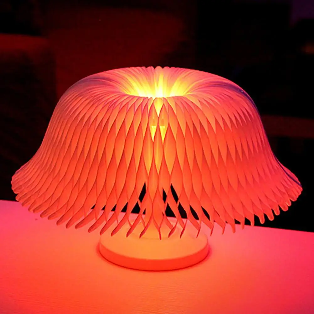 Светодиодный DIY сменный Настольная лампа с регулируемой яркостью и USB зарядкой со