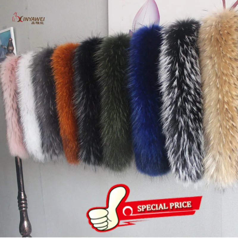 100% зимняя куртка из натурального меха воротник енота женские шарфы пальто