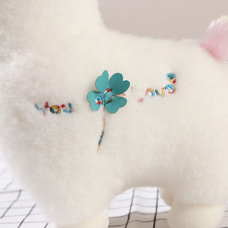 

20cm New Dream Alpaca Plush Doll Cute Beast Grass Mud Horse Creative Stuffed Animie Toys