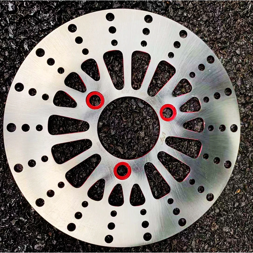 

Universal motorcycle brake disc brake pads 220mm * 70mm Hole Distance Rapid cooling rear disc brake For Yamaha Aerox Nitro BWS