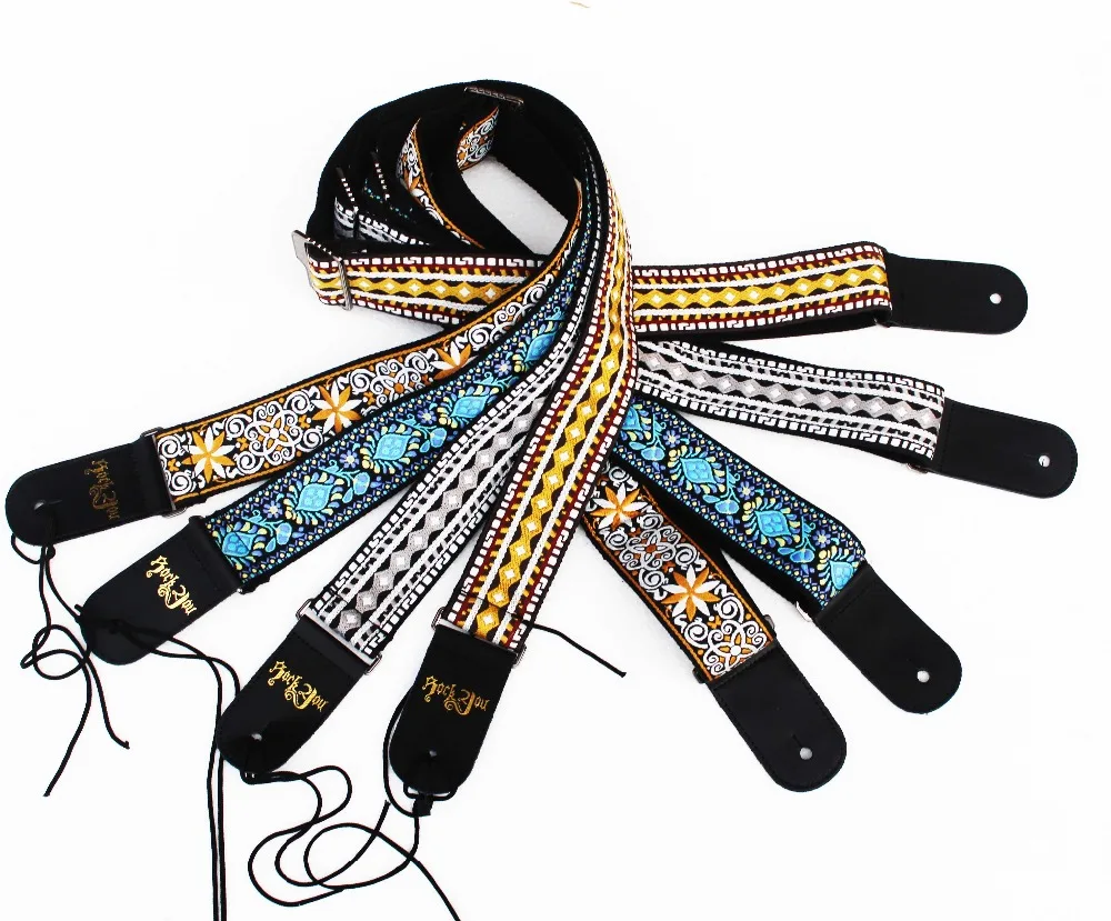 Ремешок для гитары ROCK YOU cottom ремни акустической ремешок электрогитары | Спорт и