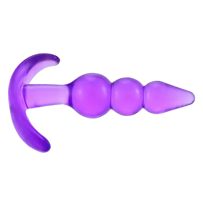 Мягкая силиконовая Анальная пробка для мужчин бусы Эротическая простата