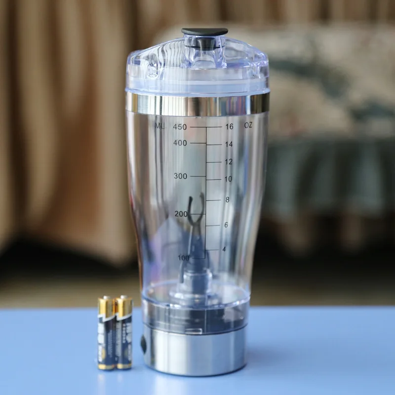 

450/600ML Automatic Coffee Milk Blenders Mixing Cup Battery Fitness Large-capacity Portable Water Travel Juicer Drink Bottles
