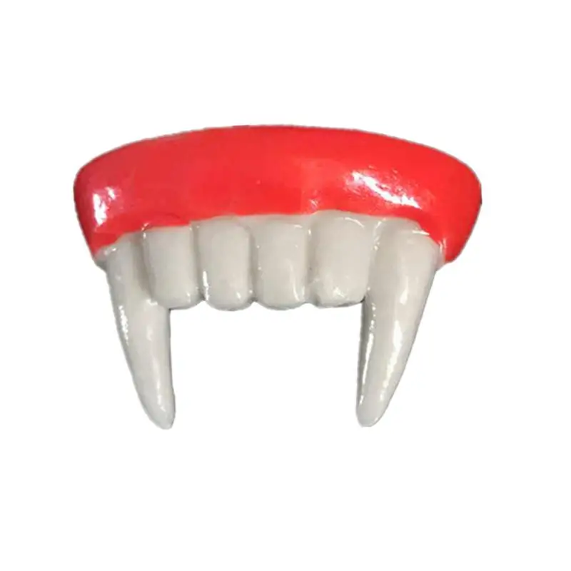2 шт. Искусственные зубы рукава ужас Хэллоуин искусственная модель зубного