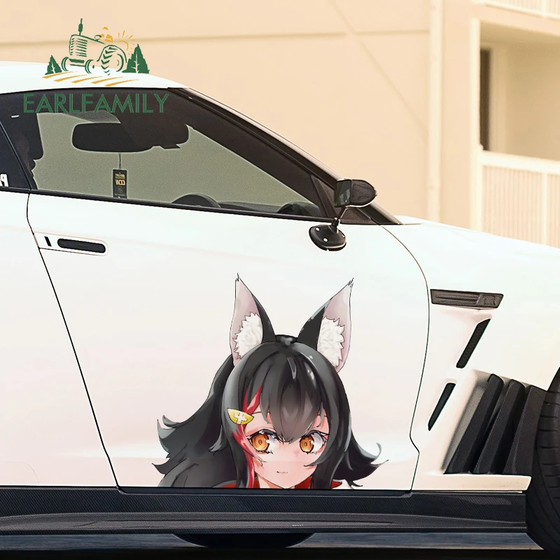 

EARLFAMILY 43 см x 38,7 см для Ookami Mio автомобильные наклейки s RV автомобильные наклейки для сборников мотоциклетный фургон виниловые наклейки