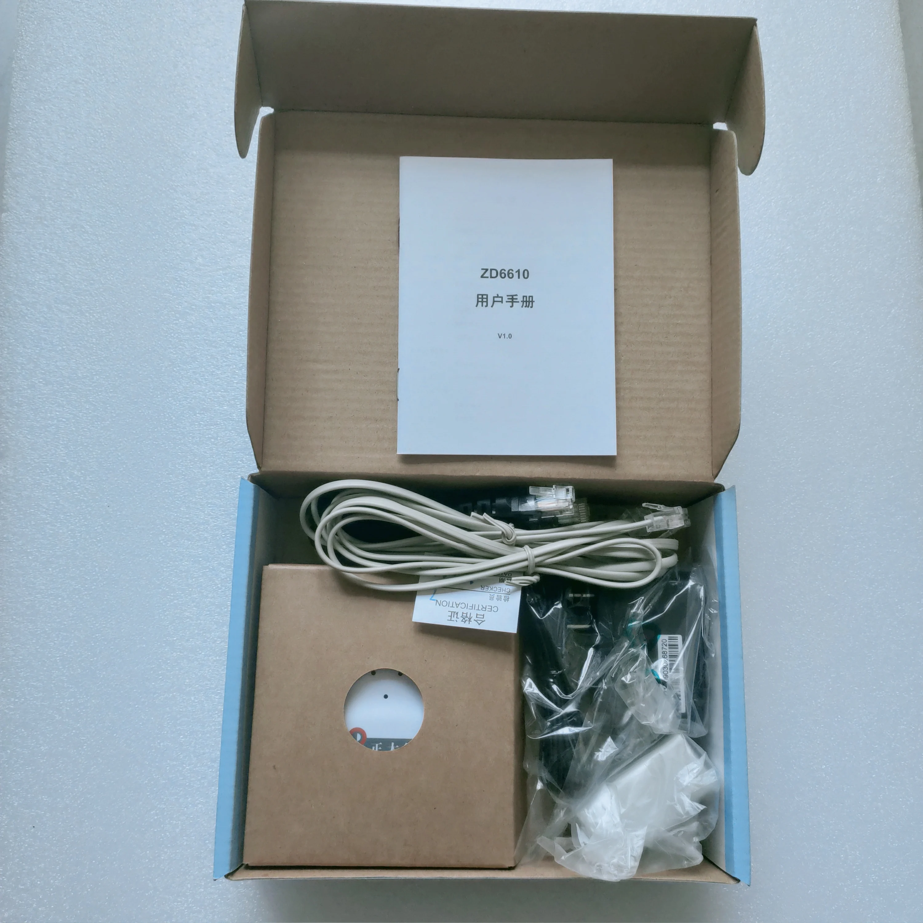 ZD Однопортовый ADSL модем ZD6610 ADSL2 + широкополосный телефонный вход|adsl2 modem| |