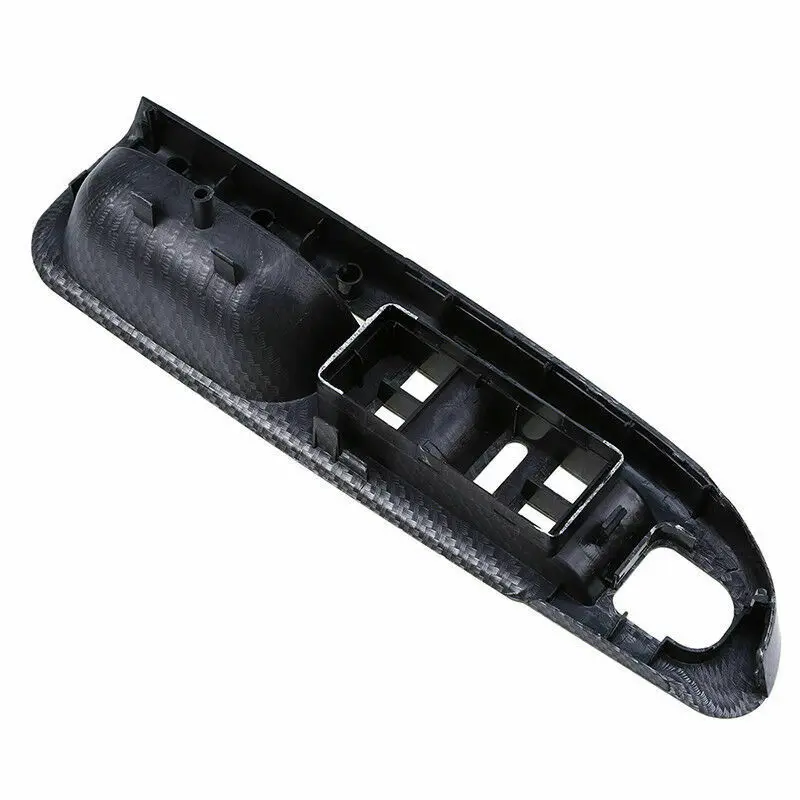 Carbon Fiber Look Master Window Door Switch Panel Trim Bezel for 2006-2010 Passat B6 3C1867171