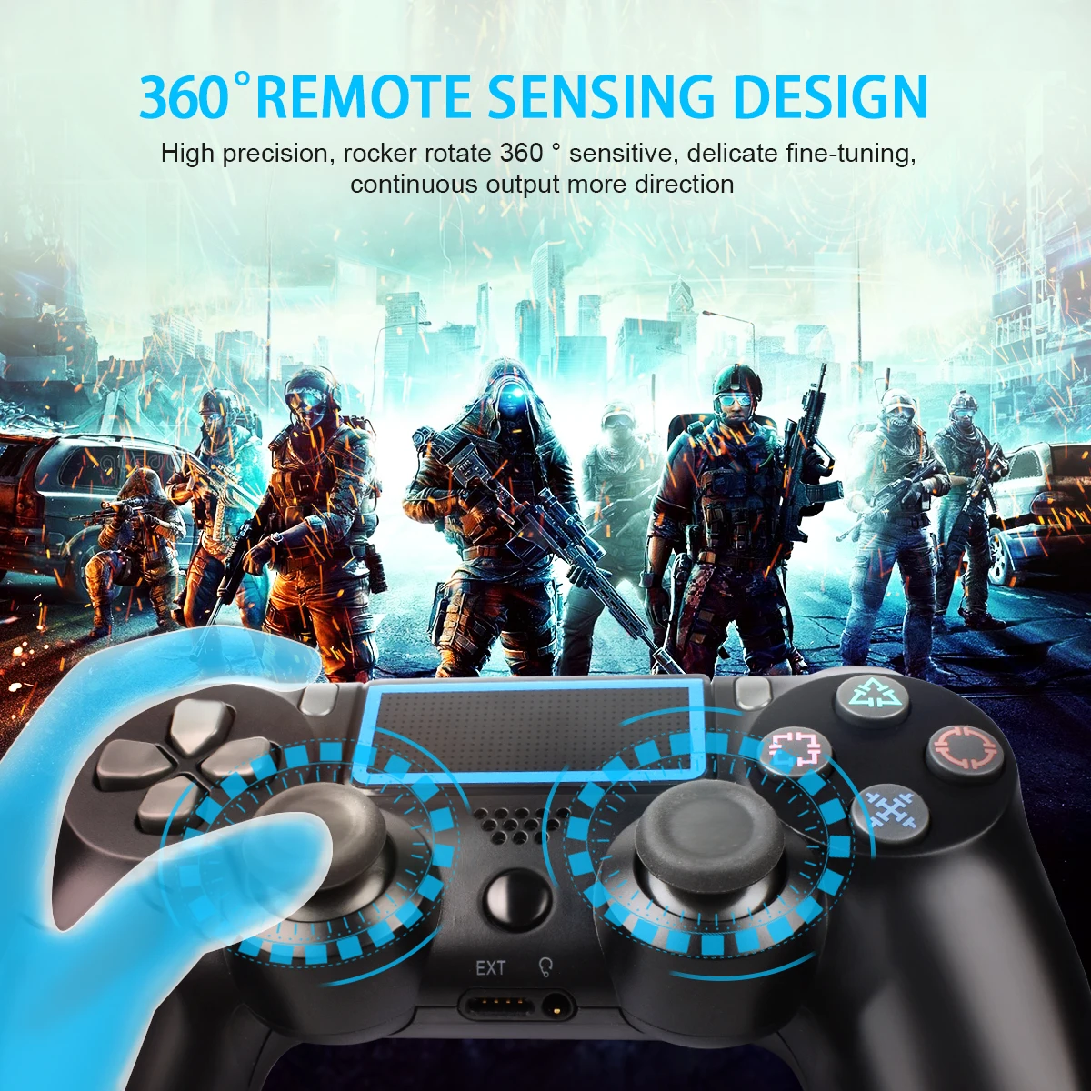 Беспроводной джойстик Battool для Sony PS4 геймпад Bluetooth PlayStation 4 беспроводная консоль PS3