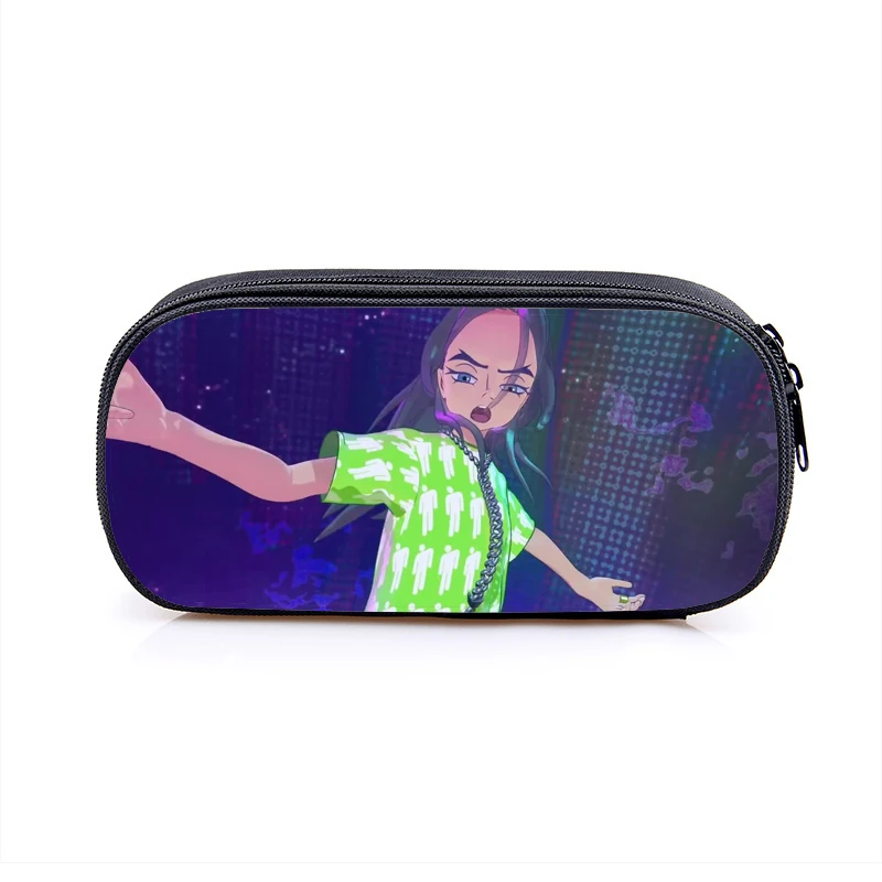 17 Billie Eilish Карандаш Чехол для девочки-подростка, косметическая сумка, школьные принадлежности канцелярские товары сумка для хранения Billie Eilish в стиле "хип-хоп" для макияжа сумка - Цвет: 17