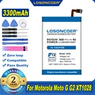 100% Оригинальный аккумулятор LOSONCOER 3300 мАч ED30 для Motorola Moto G G2 XT1028 XT1032 XT1033 XT1034