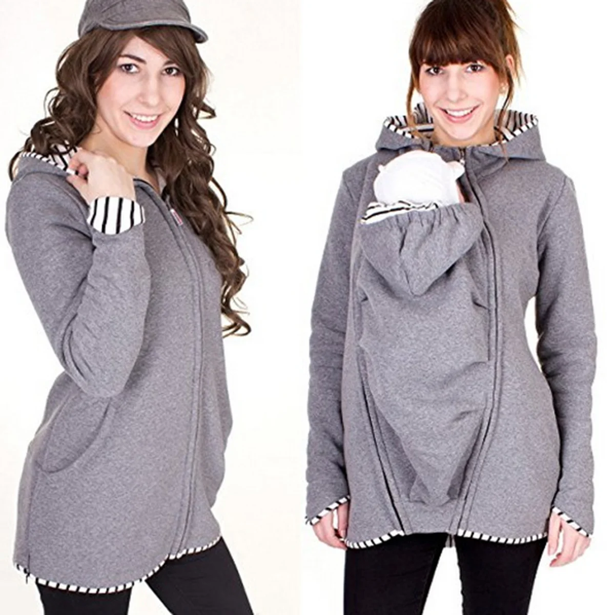 Верхняя одежда для переноски малышей толстовки беременных многофункциональное