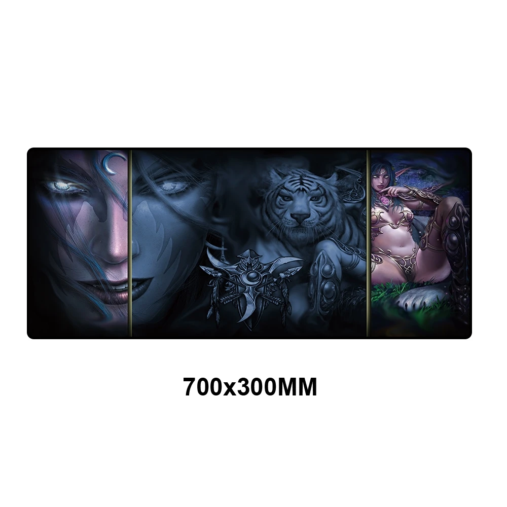 MSSJ-RW015-- 70X30 см Sylvanas WOW игровой коврик для мыши большой XL модный коврик для мыши World of Warcraft коврик для мыши для геймера ноутбука резиновый коврик для ноутбука - Цвет: MSSJ-RW015--