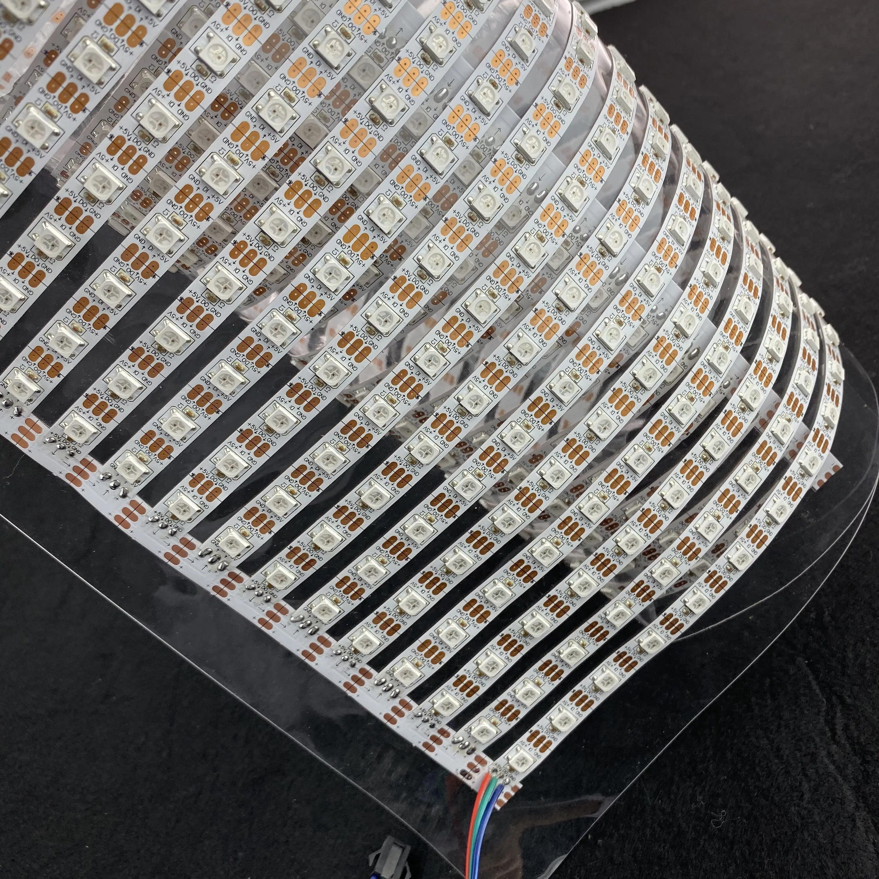 30*30 пикселей RGB Полноцветный WS2812B гибкий светодиодный светильник для Пиксельной