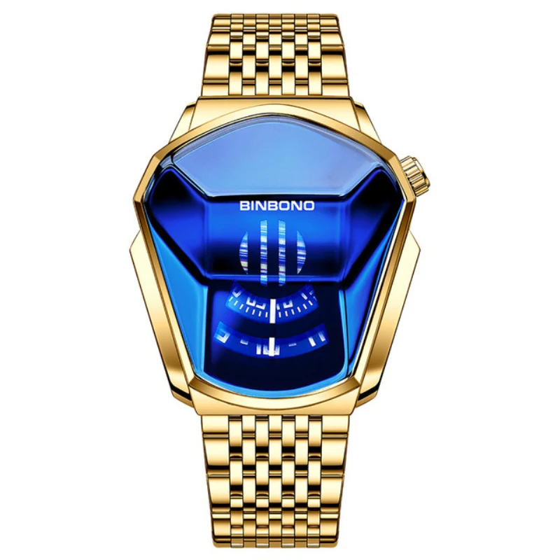 2021 New LED Screen Clock Watch Fashion Sports Life Waterproof Digital Display Watch Sports Reflective Diamond Mirror Men Watch