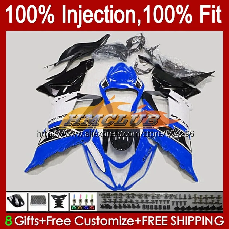 

Инъекция для KAWASAKI NINJA ZX636 ZX6R 13 14 15 16 17 18 78No.41 ZX 6R ZX-6R 2013 2014 2015 2016 2017 черный синий 2018 обтекатель