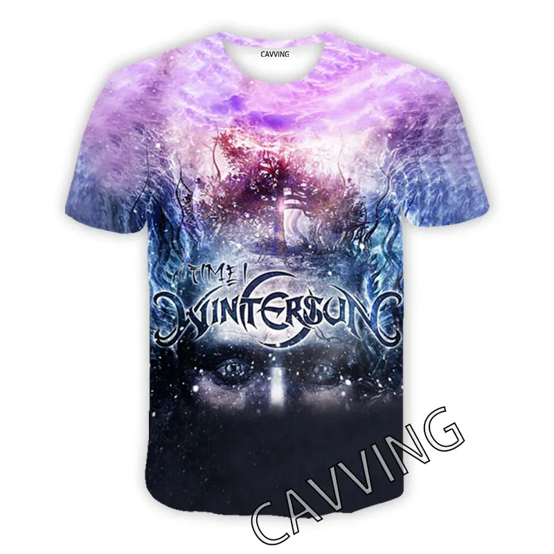 

CAVVING 3D Printed Wintersun Band Casual T-shirts Hip Hop Tee Shirts Harajuku Styles Tops Clothing for Men/women