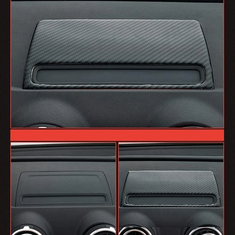 

for- 14-19 Years A3 S3 Car Carbon Fiber Sticker A3 Navigation Panel Carbon Fiber Sticker