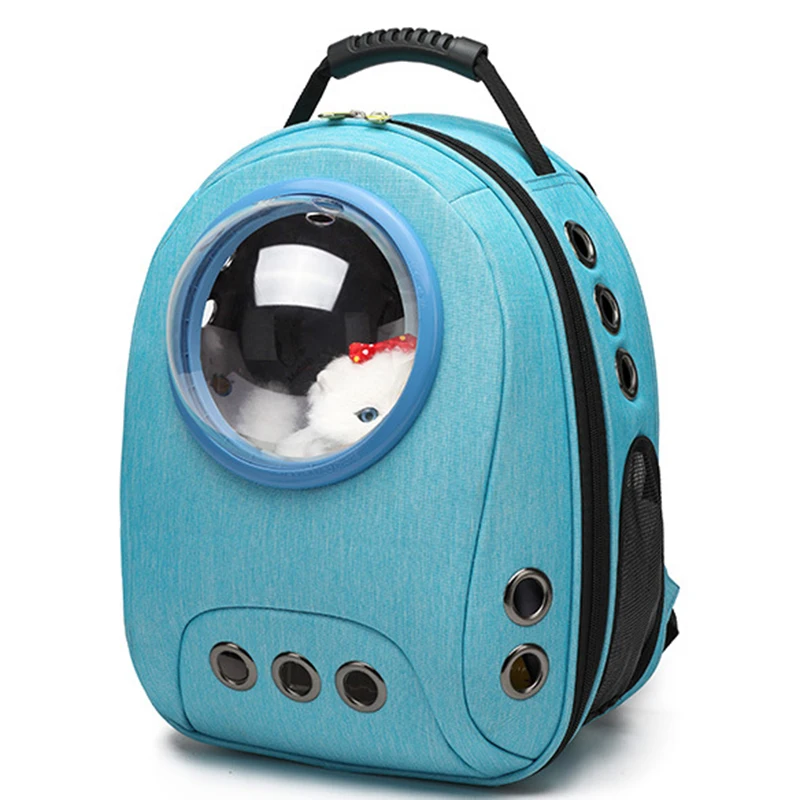 

Pet Oxford Cloth Cat Dog Backpack Carrying Outdoor Travel Comfortable Breathable Puppies Kitten Expandable Backpack