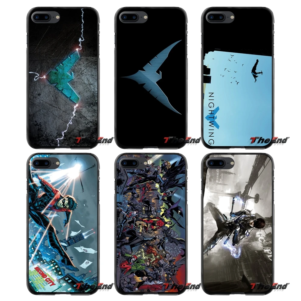 Nightwing для samsung Galaxy Note 2 3 4 5 S2 S3 S4 S5 MINI S6 S7 edge Active S8 Plus Аксессуары чехлы