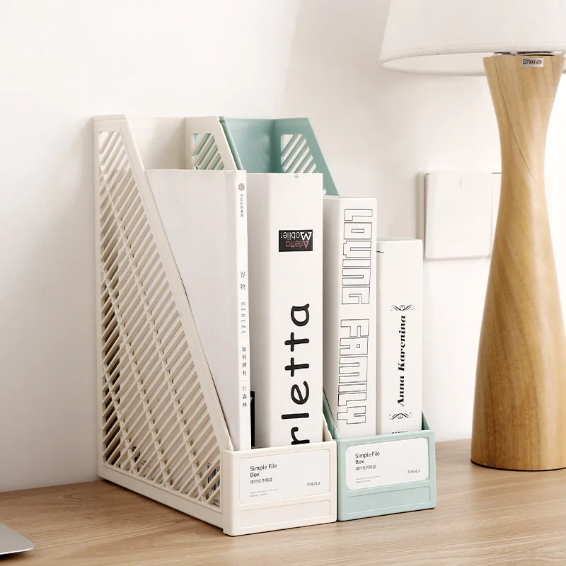 Офисная стойка для хранения информации Настольная книжная полка стеллаж файлов