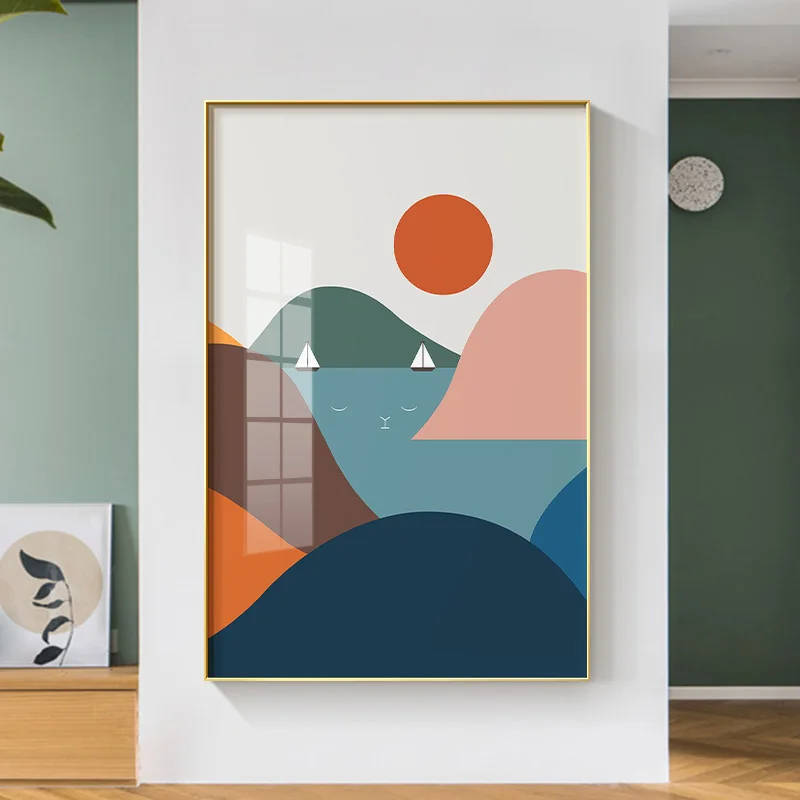 Настенная картина в скандинавском стиле с абстрактным креативным изображением