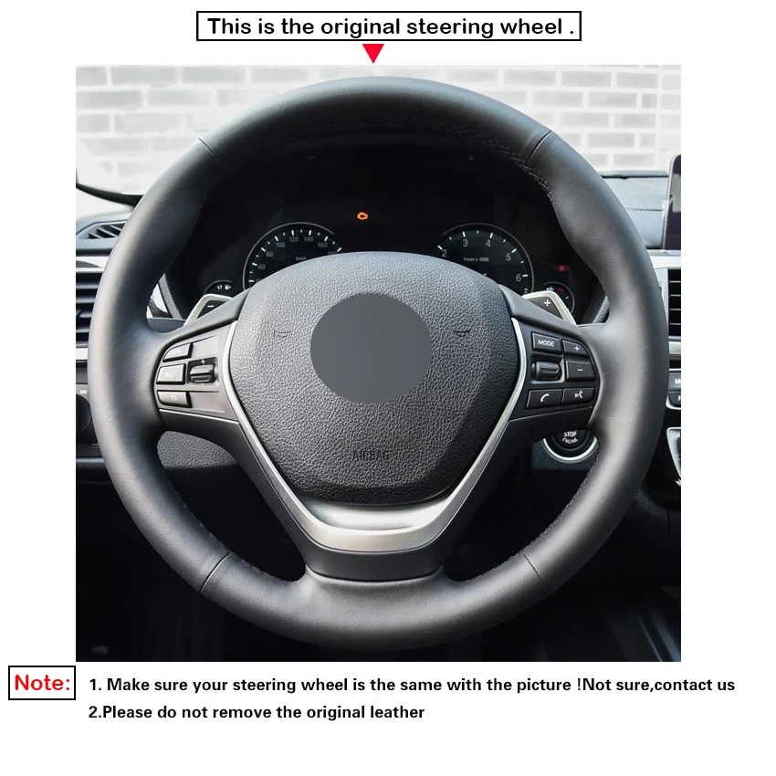 Черный замшевый чехол LQTENLEO из натуральной кожи для BMW F20 F21 F22 F23 118i 120i 125i 218i 228i 420i 430i