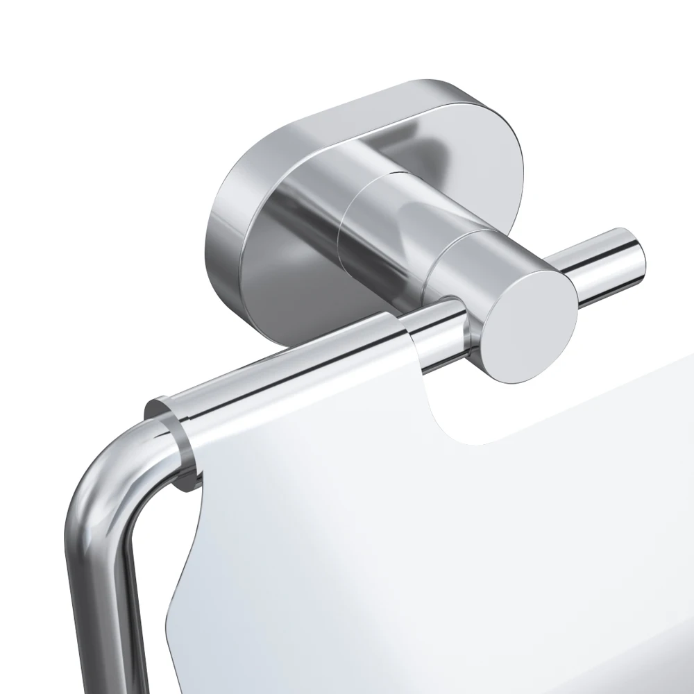 Держатель для туалетной бумаги с крышкой AM·PM A74341400 Sense L хром