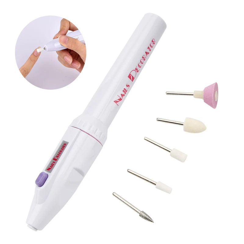 5 в 1 инструменты для сверления ногтей автоматический набор педикюра маникюрные