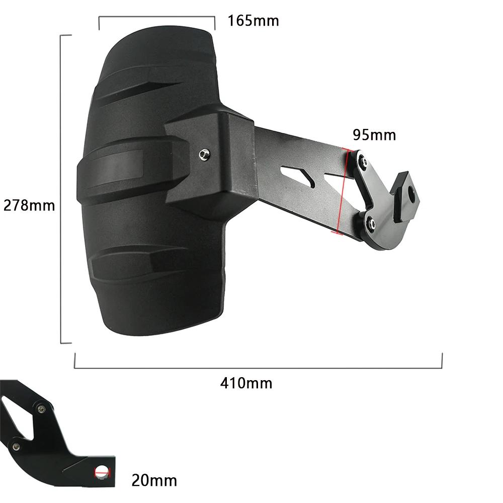 

Motorcycle Rear Fender Wheel Tire Hugger Mudguard Splash Guard Mud Guard For KAWASAKI Versys650 Versys 650 KLE650 KLE 650