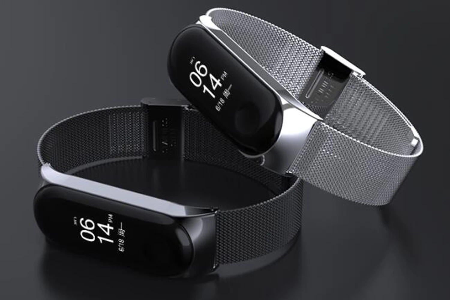 Ремешок для mi Band 4/3, ремешок на запястье, металлический, без винтов, нержавеющая сталь, для Xiaomi mi, ремешок на 4/3, браслет mi Band 4/3, напульсники
