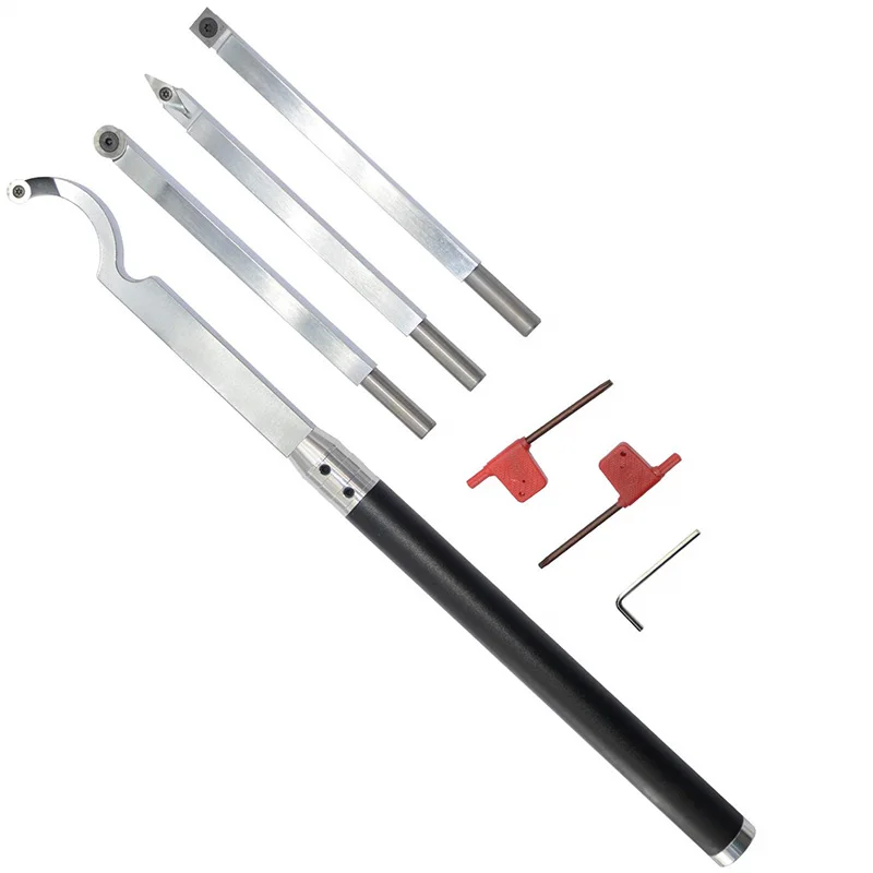 

Наконечником деревянный набор токарных инструментов Токарный Станок Для грубую финишер Detailer в стиле «Лебединая шея» долбления инструмент...