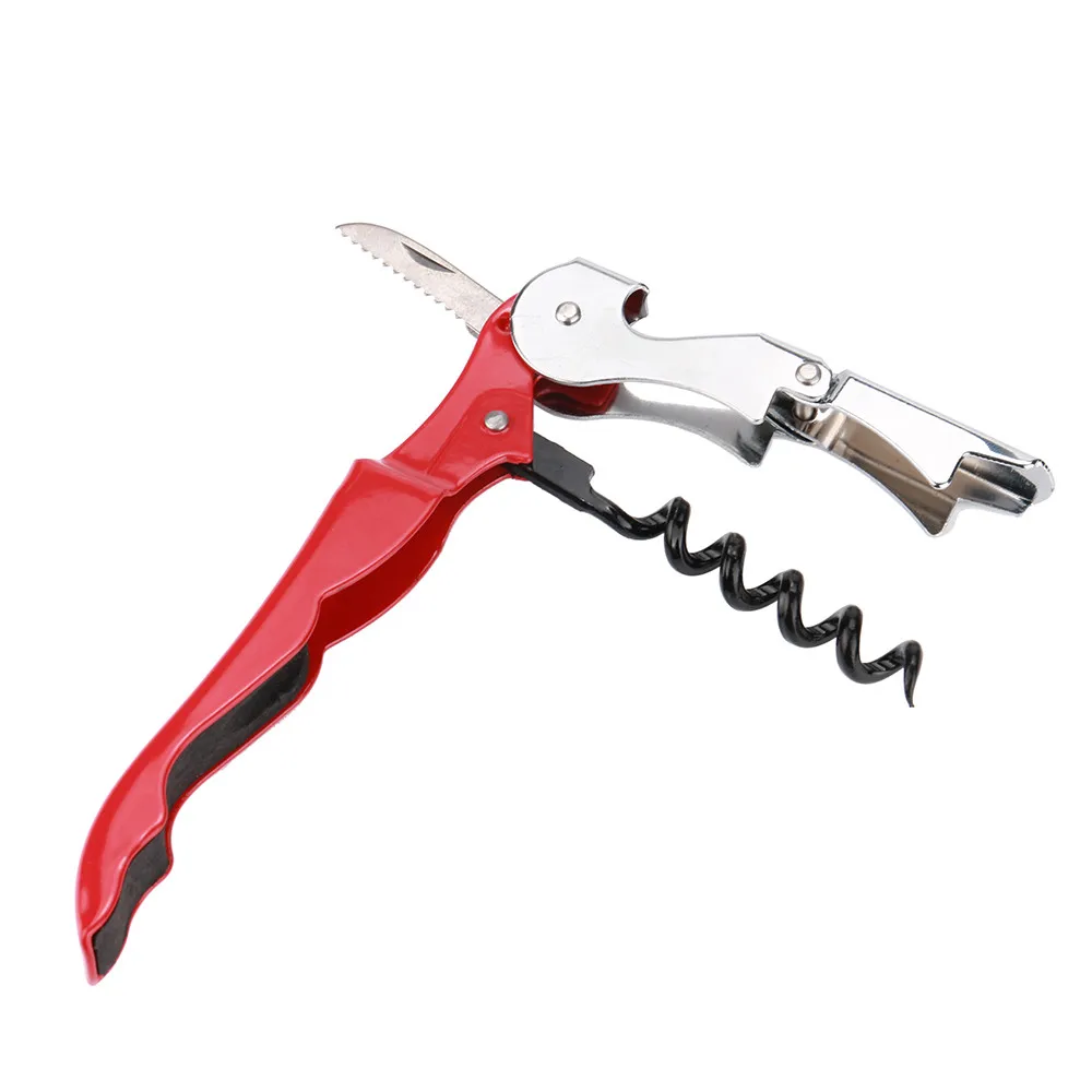 1pc Portable MultiFunction Can Opener Stainless Steel Cork Screw Corkscrews Cutter Wine Bottle Cap Kitchen Tools F1126 | Дом и сад