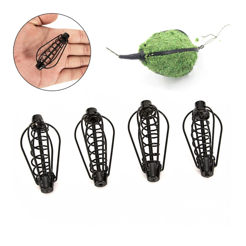 

Metal Carp Fishing Bait Cage 15g/20g/25g/30g Lead Fishing Bait Thrower Feeder Fishing Bait Feeder Terminal Tackle