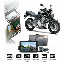 3 1080p waterproof motorcycle car bike dual driving recorder camera dash camera dvr portable motorcycle accessories universal