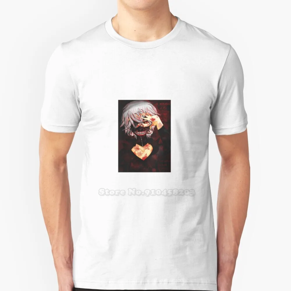 Kaneki Токийский Гуль-монстр внутри меня новая футболка в стиле хип-хоп 100% хлопок