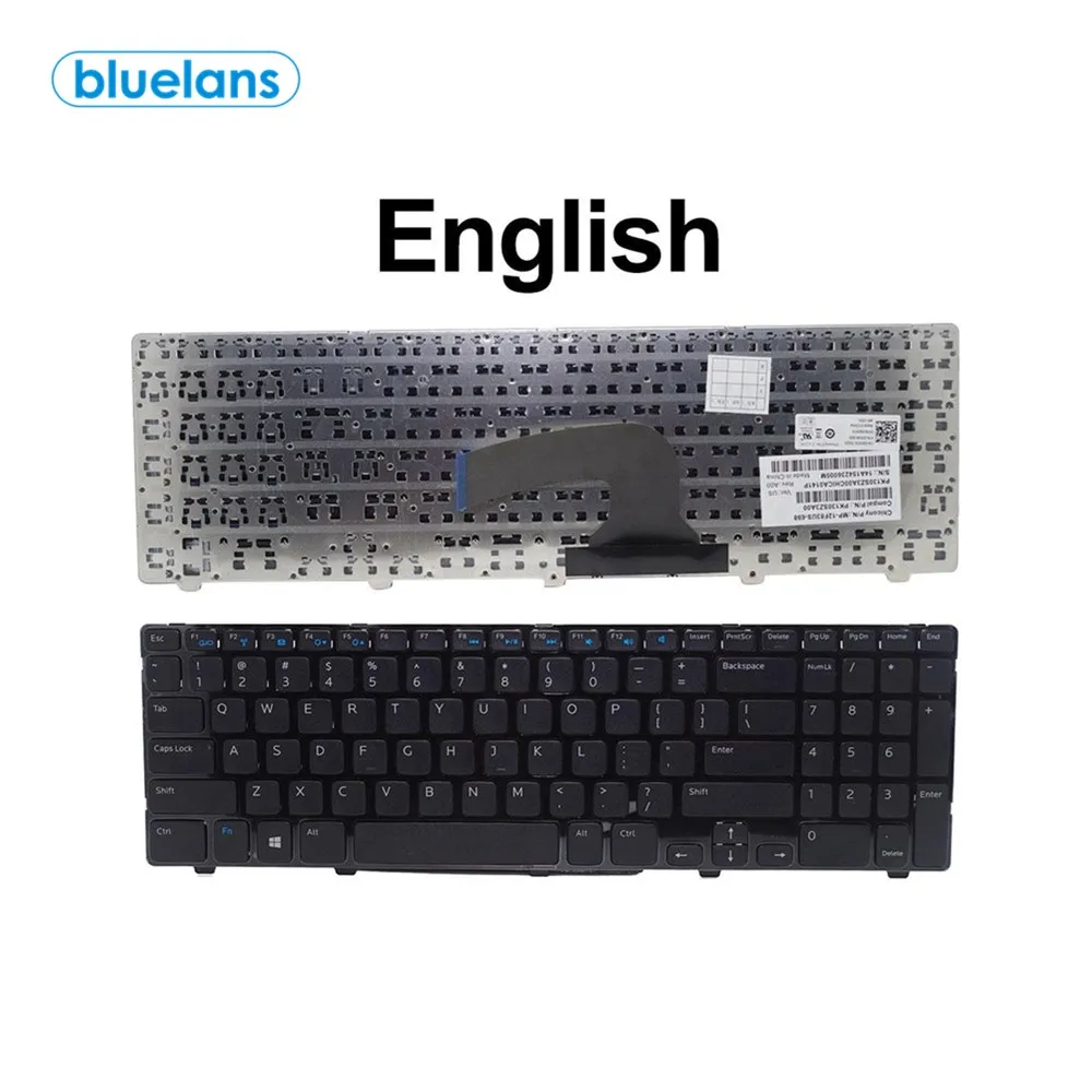

Replacement US/RU Keyboard Keypad for Dell Inspiron 15 3521 15R 5521 Laptop Keyboard Presario Lenovo Thinkpad Series Notebook NE