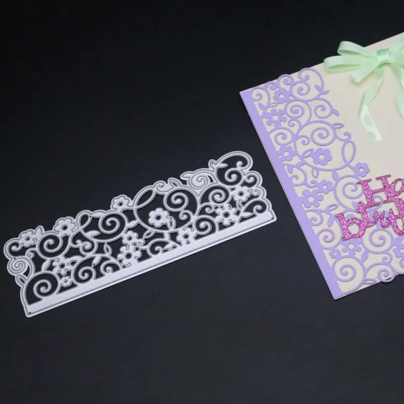 Пригласительная кружевная рамка металлические Вырубные штампы необычная