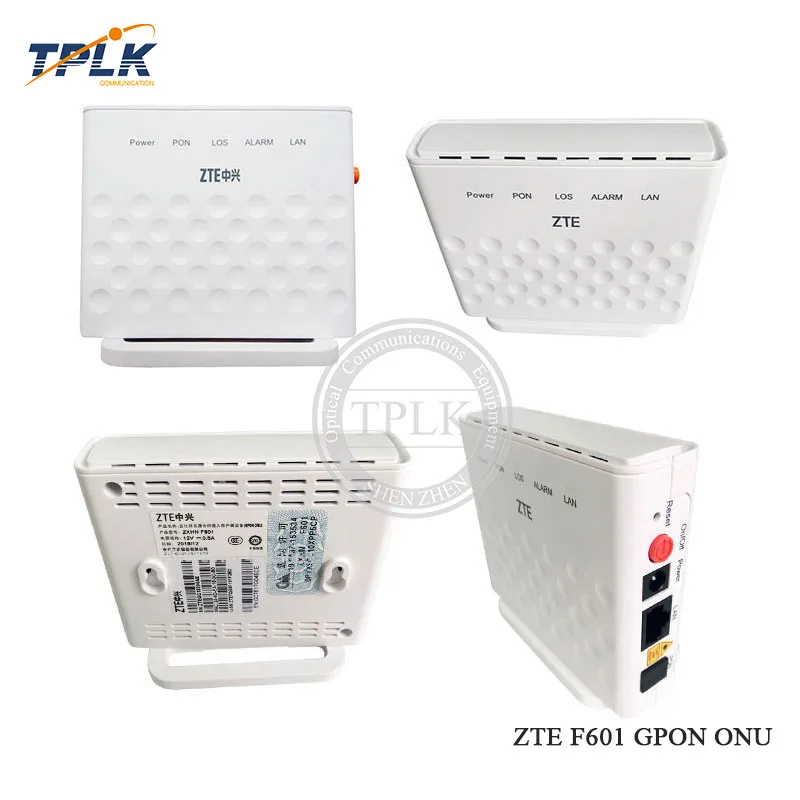 Оригинальный терминал ONT ZXA10 ZXHN F601 ONU с портом 1GE английская версия Ethernet порт 50