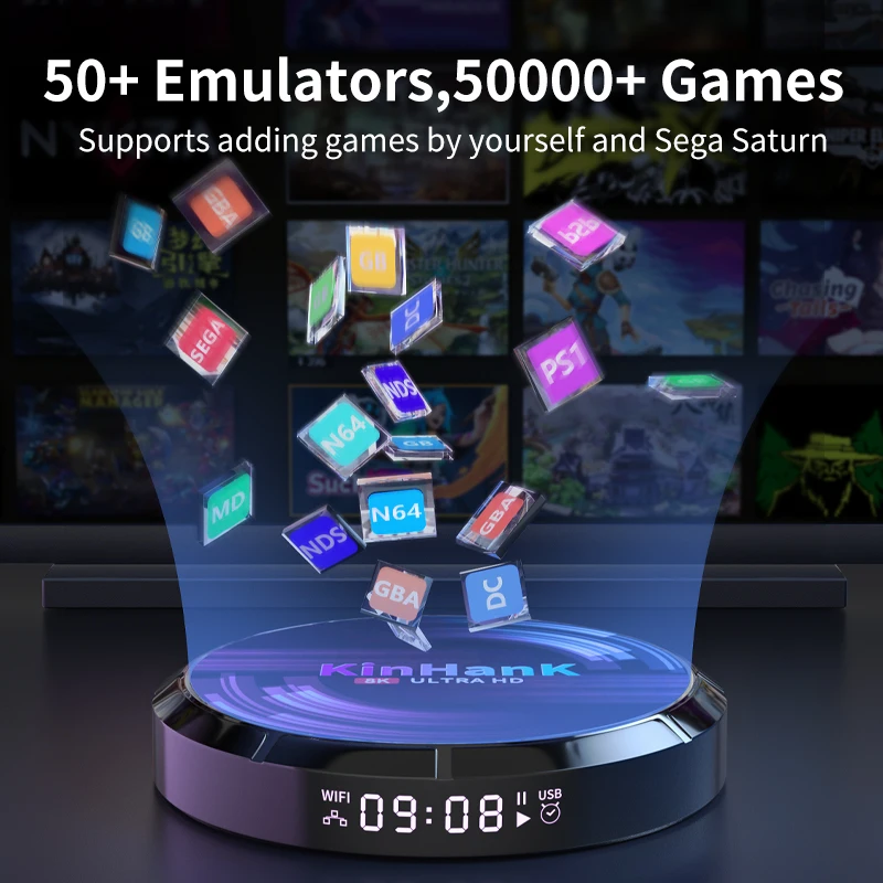 Игровая приставка X Max ретро консоль для видеоигр 4 Гб + 32 ГБ S905X3 Android 9 0 Pie 4K HD Wi-Fi