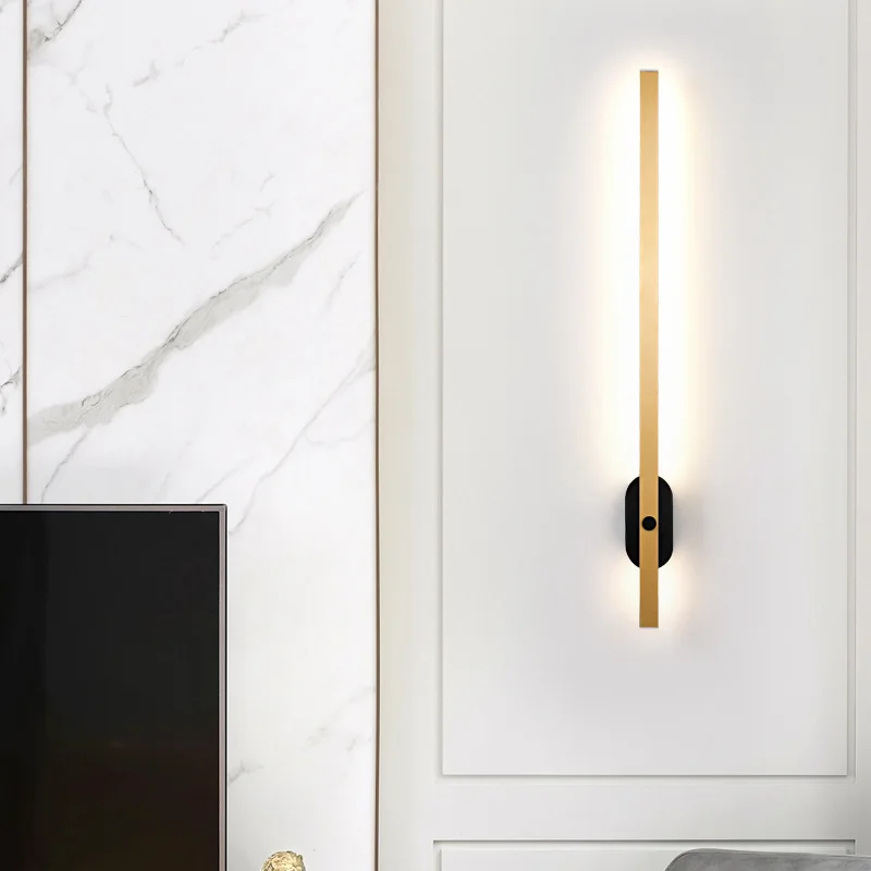 

Скандинавская постмодернизированная прикроватная настенная лампа, креативный индивидуальный фон для спальни, гостиной, украшение для кры...