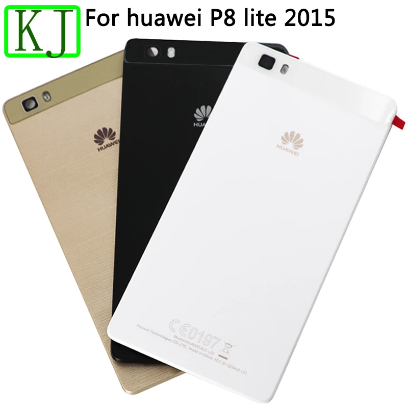 Для huawei P8 Lite крышка батареи задняя пластиковая Дверная панель корпус чехол для нового 5,0 ''P8 Lite задняя крышка