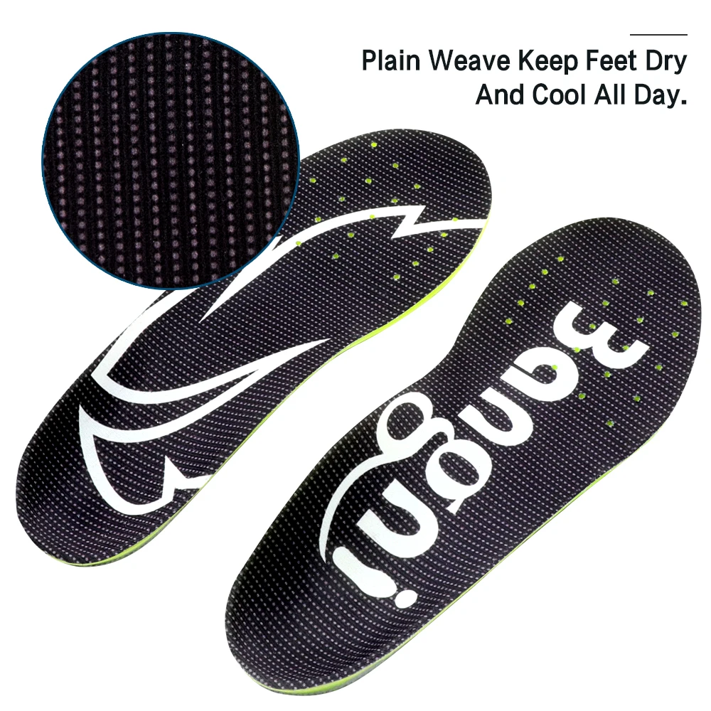 3ANGNI Inserts Foot Arch Support Orthopedic Shoes Insole For Women Men Flat Feet Corrector Plantar Fasciitis Pain Sole Protector