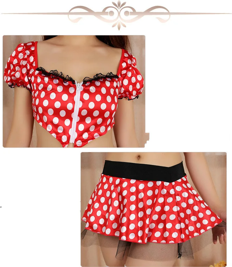 2019 сексуальная форма Микки Маус синтетический первоклассный танцевальный