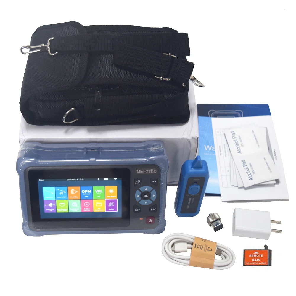 Мини-Тестер оптический рефлектометр волоконный инструмент с OPM OLS VFL RJ45 сенсорный