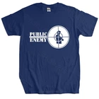 Мужская брендовая футболка Летняя Хлопчатобумажная футболка общественная футболка с надписью ENEMY Old Skool рэп хип-хоп бой силы полиция DEF JAM