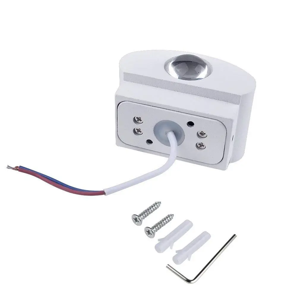 Уличный светодиодный настенный светильник в современном скандинавском стиле, настенный светильник 2 Вт 4 Вт 6 Вт 8 Вт для гостиной, крыльца, сада, черные, белые декоративные лампы