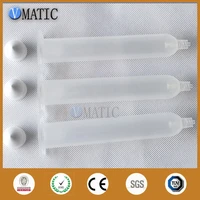 high quality 10 sets 10ccml japanese transparent glue dispensing pneumatic syringe with pistons