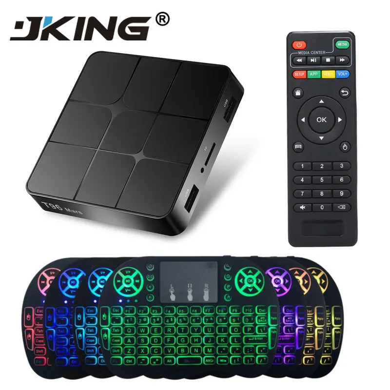 T96 4K Android tv box 7 1 Smart Google голосовой помощник Netflix Youtube медиаплеер Bluetooth 2 Гб 16